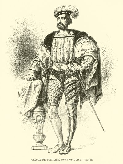 Claudius Lotrinský, vévoda z Guise od French School