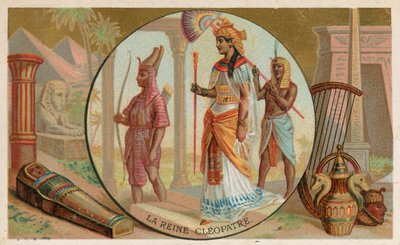 Kleopatra, královna Egypta od French School