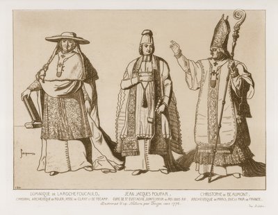 Kancelářské šaty, kresby podle uměleckého díla Touzee, circa 1776 od French School