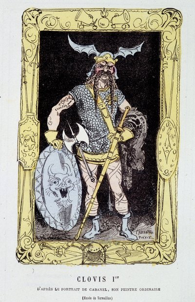 Clovis 1er - v „“ historii Francie Tintamarresque ““ od Touchatout od French School