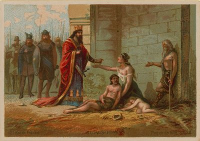 Chlodvík II., francouzský král (637-657658) od French School