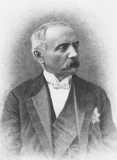 Clovis, princ z Hohenlohe (rytina) od French School
