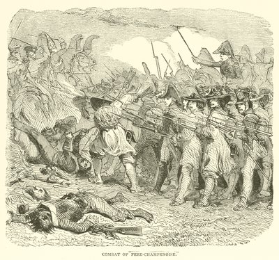 Combat of Fere-Champenoise (rytina) od French School