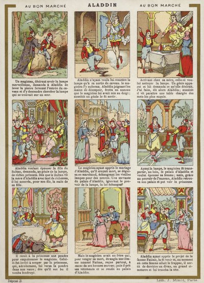 Komiks - Aladdin od French School
