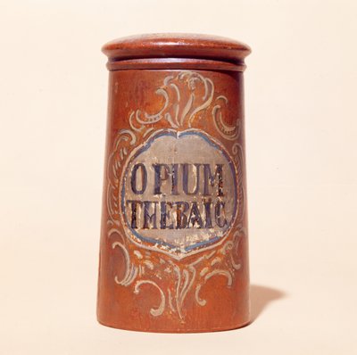Nádoba na thébské opium (lakované dřevo) od French School