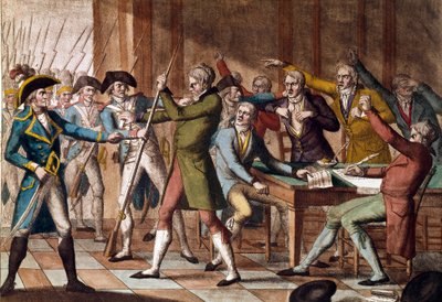 Převrat 18 Fructidor (4. září 1797). od French School