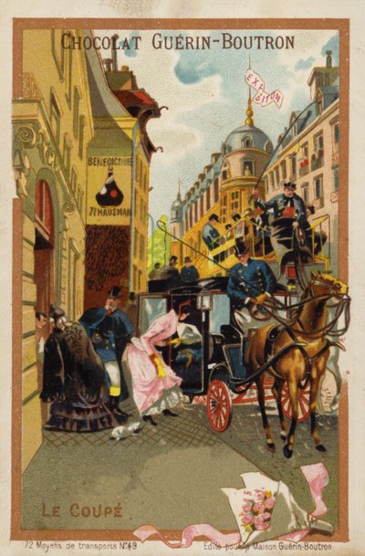 kupé (chromolitho) od French School