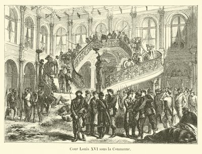 Cour Louis XVI pod komunou od French School