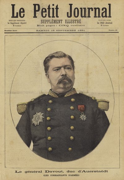 Obálka Le Petit Journal, 19. září 1891 od French School