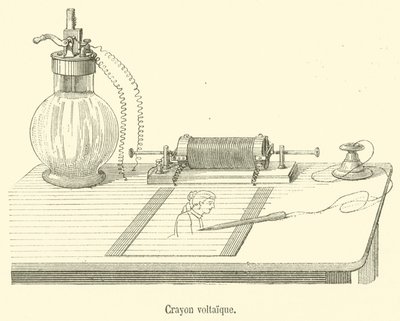 Crayon voltaique (rytina) od French School