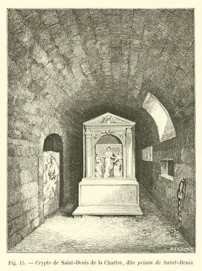 Krypta Saint-Denis de la Chartre, známá jako věznice Saint-Denis od French School