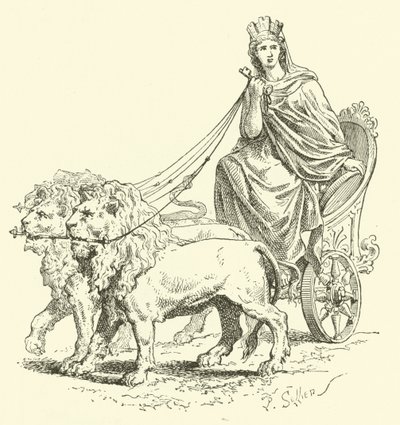 Cybele (rytina) od French School