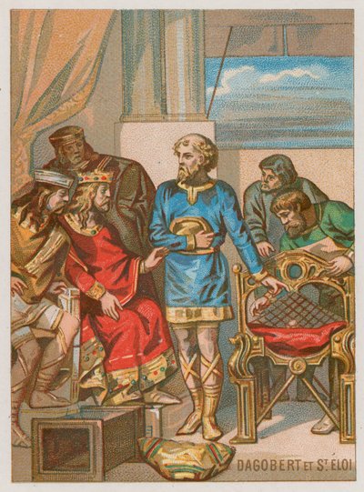 Dagobertovi radí Eligius od French School