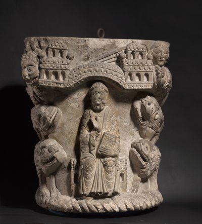 Daniel v jámě lvové, kolem 1125-1150 od French School