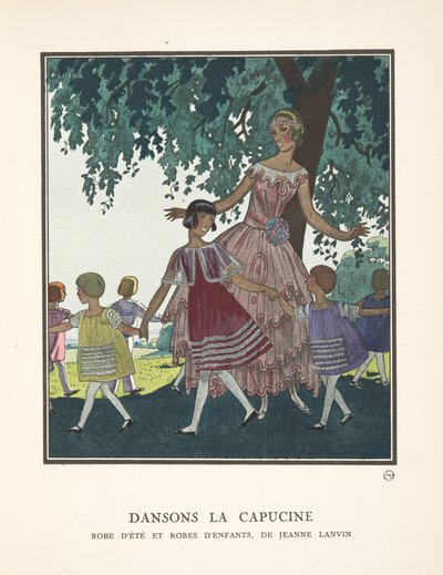 Dansons la Capucine, ze sbírky módních talířů od French School