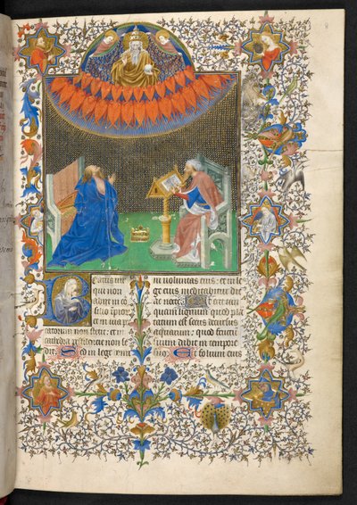 David a Pán, Breviář Jana Nebojácného, Add. 35311, f.8r od French School