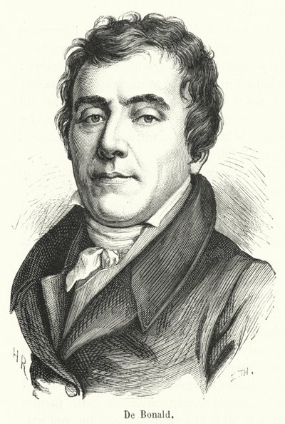 De Bonald (rytina) od French School