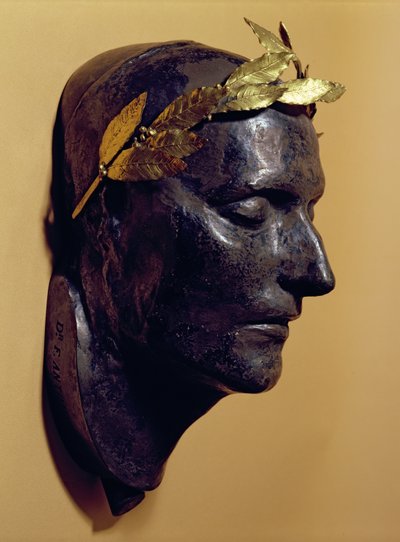 Posmrtná maska Napoleona Bonaparta (1769-1821) od French School
