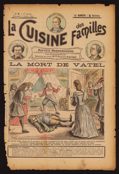 Úmrtí francouzského šéfkuchaře Francoise Vatela od French School