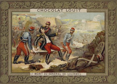 Smrt generála Lourmela, bitva u Inkermanu, krymská válka, 1854 od French School