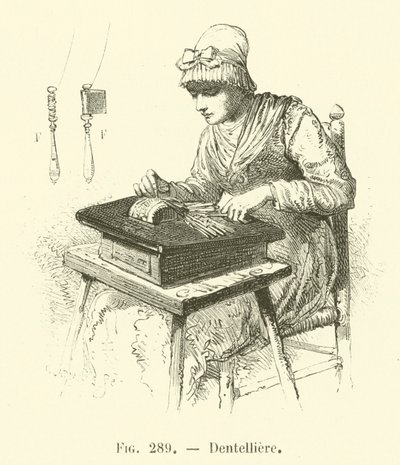 Dentelliere (rytina) od French School