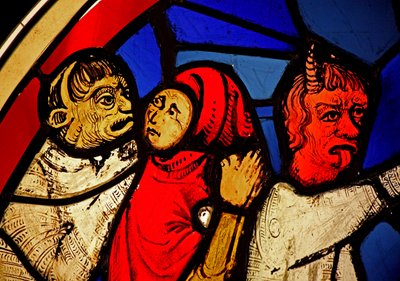 Zobrazující Joba, jak ztrácí své stádo, ex Ste Chapelle, Bay D od French School