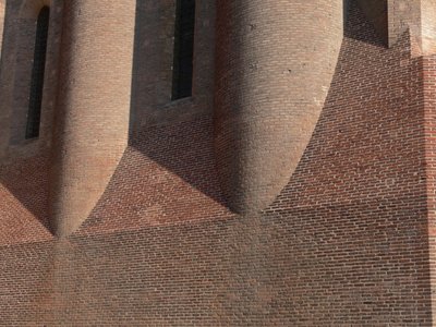 Zobrazující detail zdiva od French School
