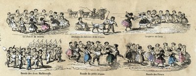 Popis dětského volného času a her: kola. Talíř “” les jeux de l