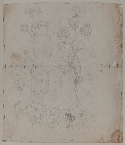 Kresba návrhu, konec 18. století od French School