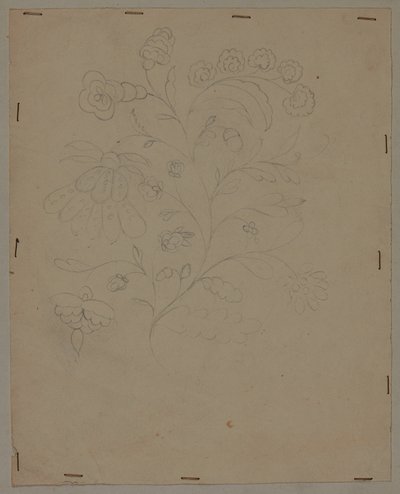 Kresba návrhu, konec 18. století od French School