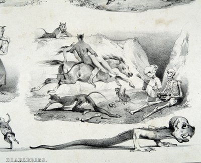 Diableries (obrazy ďábla) - od Le Poitevina od French School
