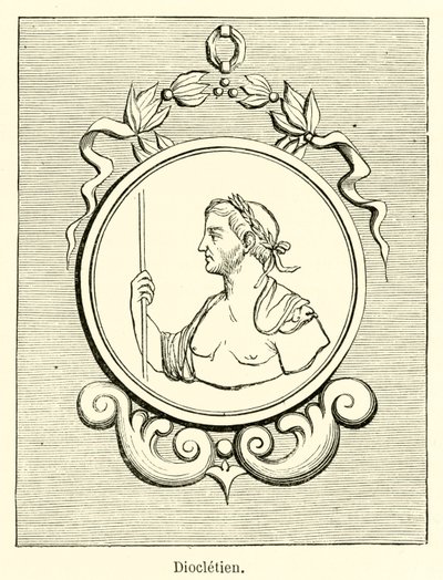 Diocletien (rytina) od French School