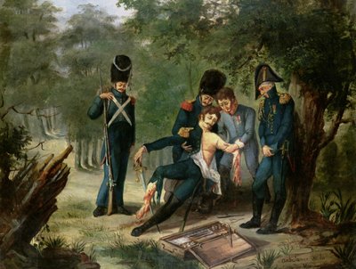 Ambulance doktora Larreye v bitvě u Hanau, 30-31 října 1813 od French School