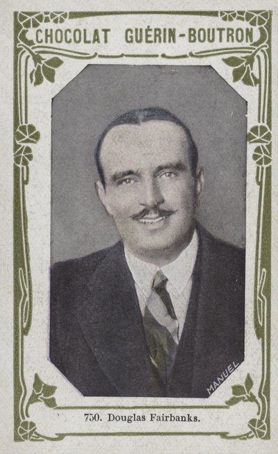 Douglas Fairbanks (barevná fotografie) od French School