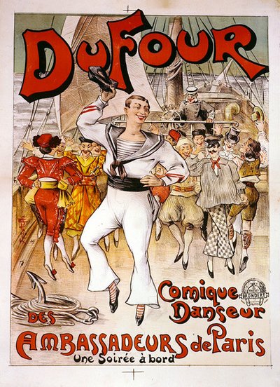 Plakát Du Four (barevný lito) od French School