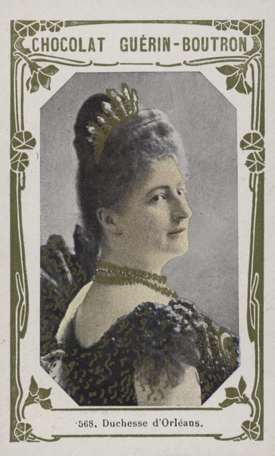 Vévodkyně dOrleans (barevná fotografie) od French School