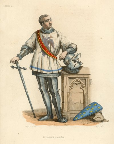 Duguesclin (barevná rytina) od French School