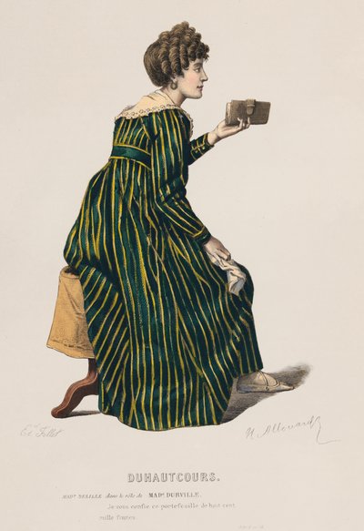 Duhautcours, Act V, Sc IX (barevná rytina) od French School