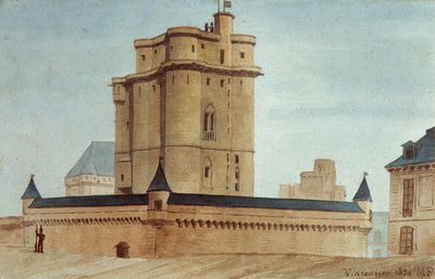 Dungeon hradu Vincennes od French School