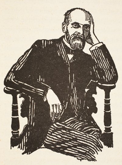 Durkheim, kopie Boris Mestchersky (zemř. 1957), ilustrace z knihy Histoire de la Nation Francaise, Sciences, Volumes I & II, autor Gabriel Hanotaux (1853-1944), 1924 od French School