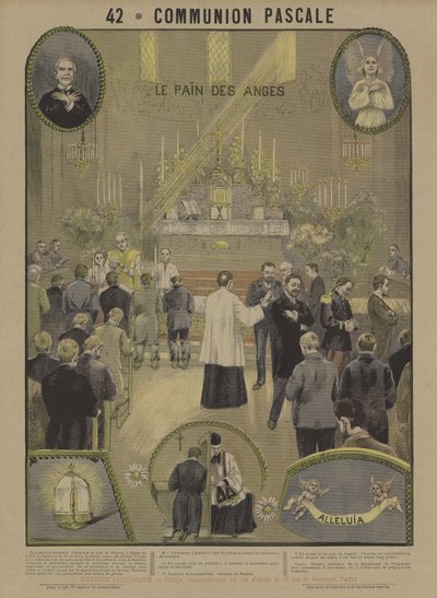 Velikonoční přijímání (barevné lito) od French School