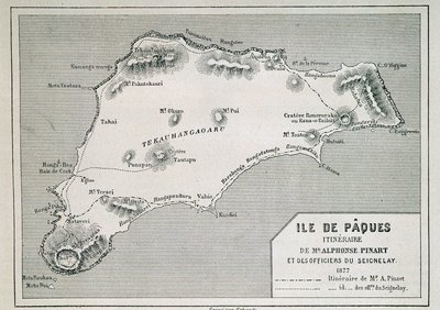 Velikonoční ostrov (Rapa Nui): itinerář od Mr. Pinart od French School
