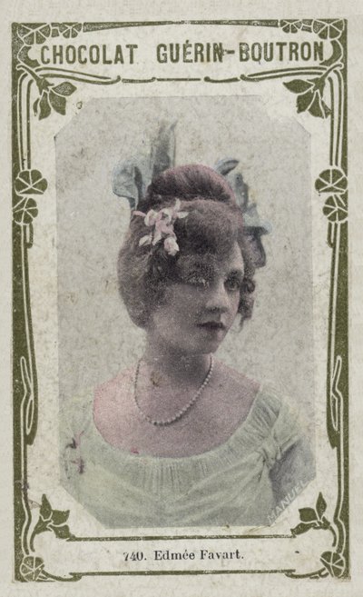 Edmee Favart (barevná fotografie) od French School