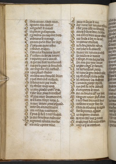 Egerton MS 881 f.65v, Guillaume de Lorris a Jean de Meun, Roman de la Rose (vellum) od French School