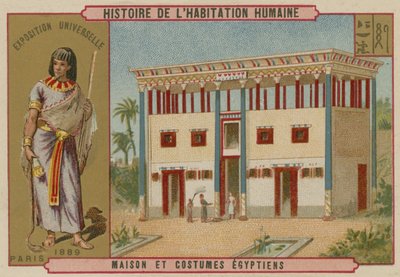 Egyptský dům a kostýmy od French School