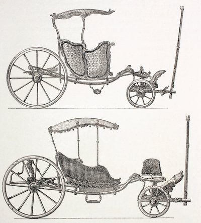 Francouzské kočáry z osmnáctého století, 1875 od French School