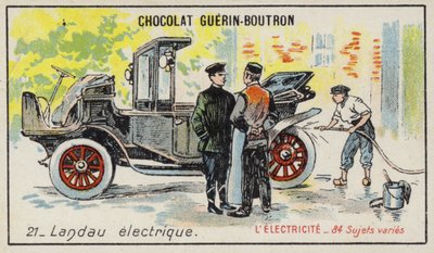 Electric Landau (chromolitho) od French School