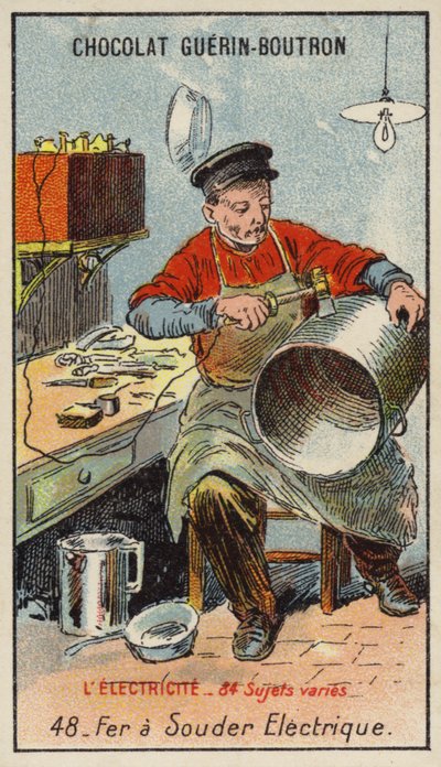 Elektrická páječka (chromolitho) od French School