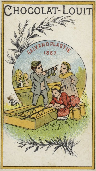 Galvanické pokovování, 1837 od French School
