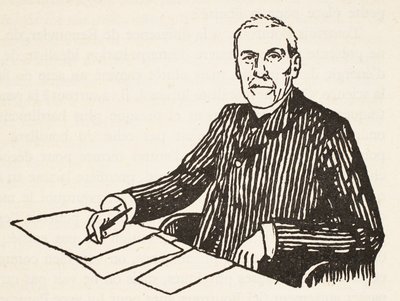 Emile Boutroux, kopie Boris Mestchersky (zemř. 1957), ilustrace z knihy Histoire de la Nation Francaise, Sciences, Volumes I & II, autor Gabriel Hanotaux (1853-1944), 1924 od French School